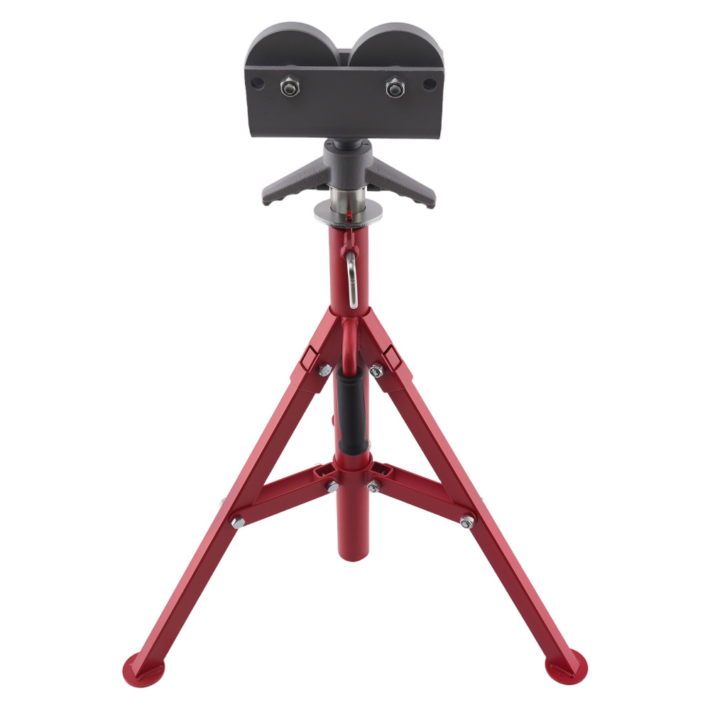 Adjustable Pipe Jack Stand 2500lbs Roller Head 32-55in Steel Heavy Duty