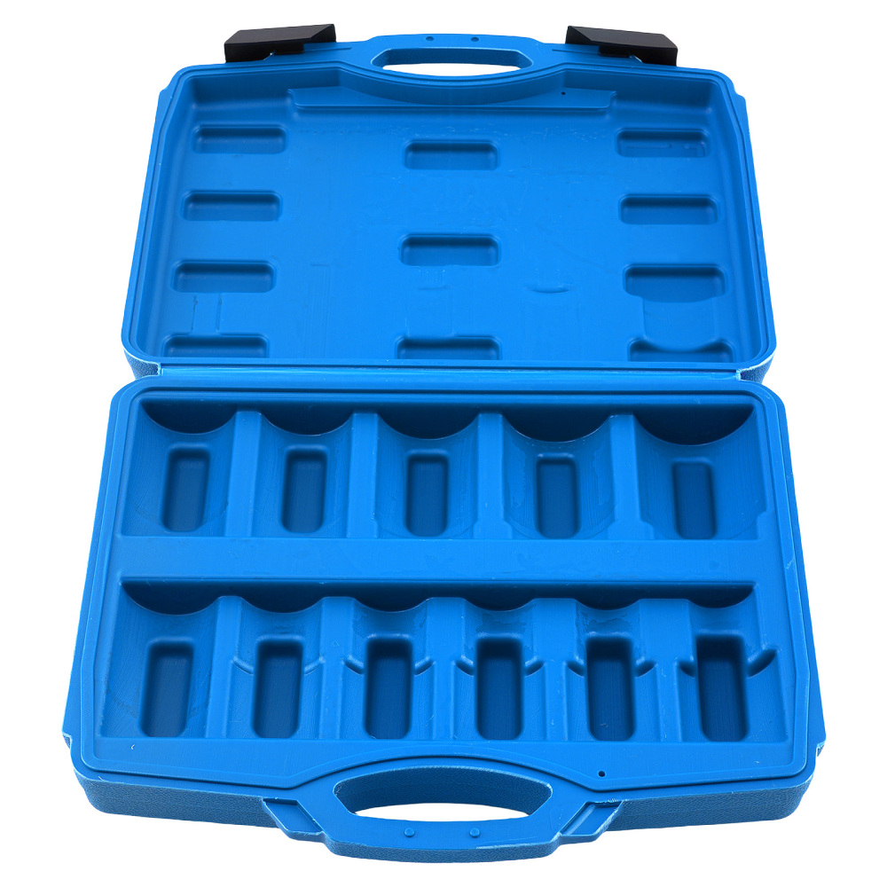 11 Piece 3/4 Drive Impact Socket Set Metric 17-38mm 6 Point CR-V with compatible for Case