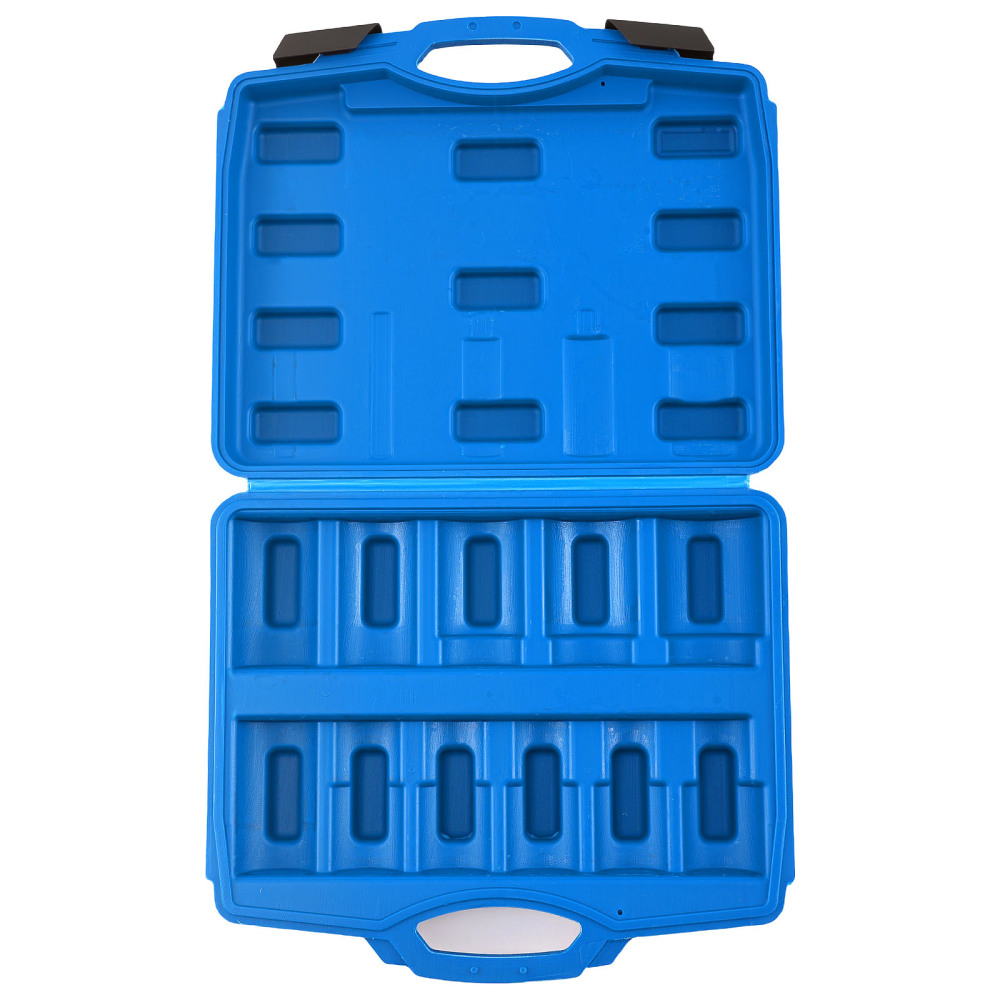 11 Piece 3/4 Drive Impact Socket Set Metric 17-38mm 6 Point CR-V with compatible for Case