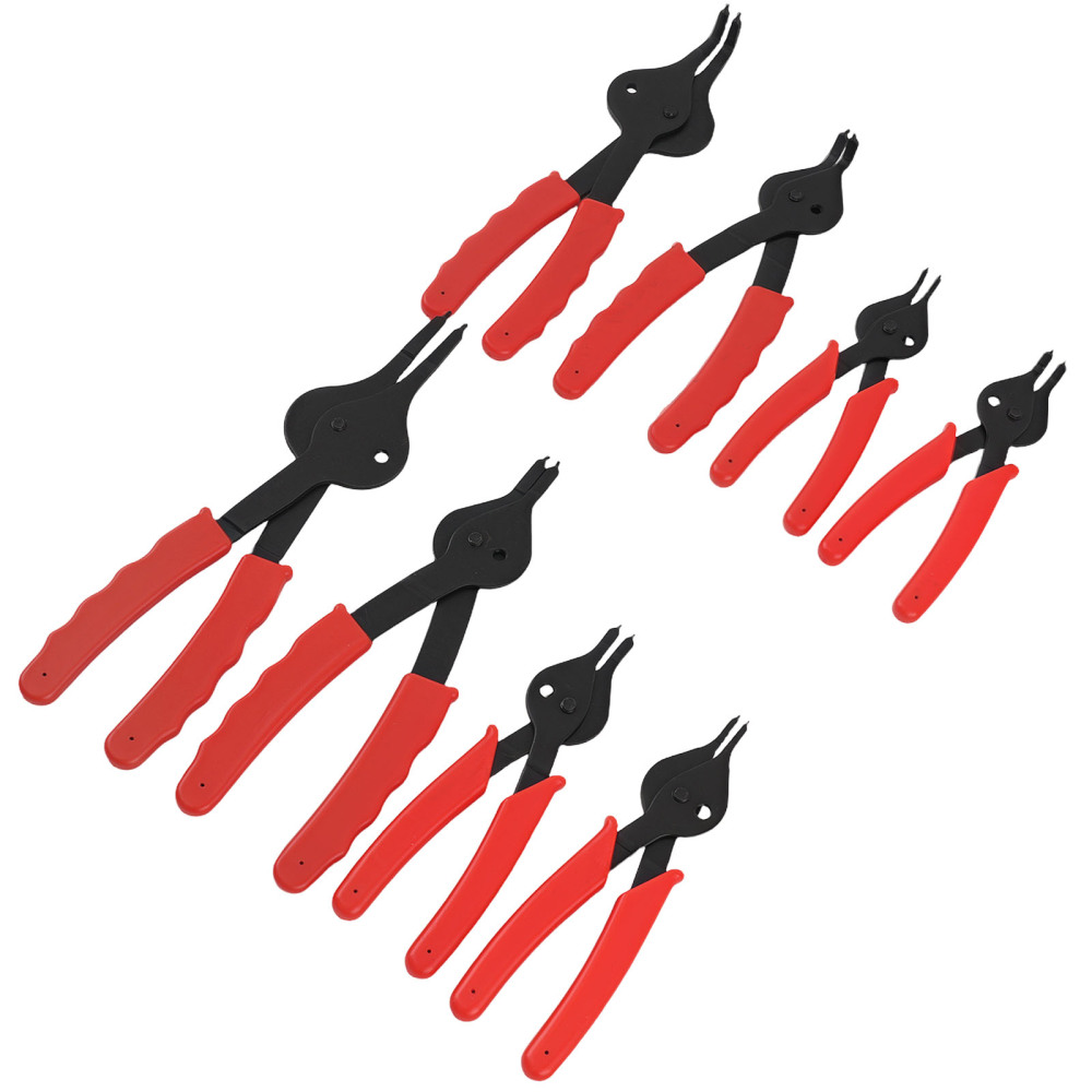 10x Snap Ring Pliers Set For Car Truck SUV Brake Pad Removal Maintenance