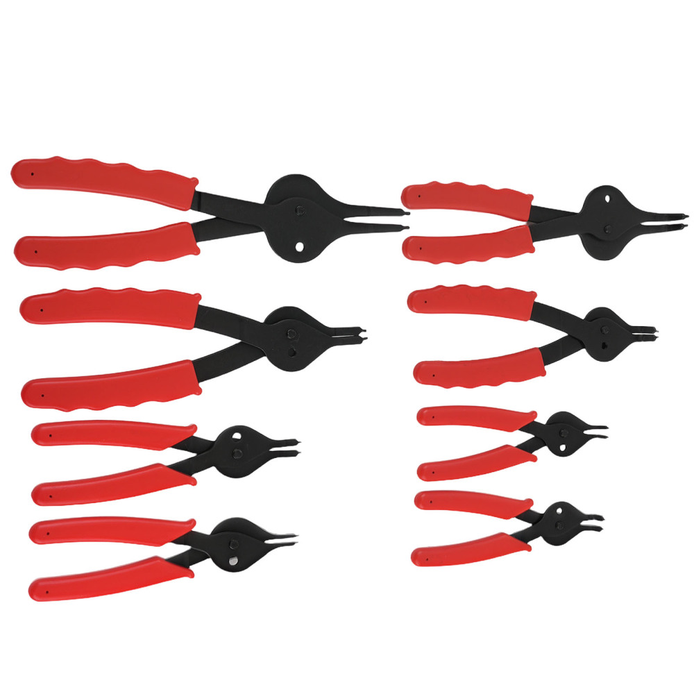 10x Snap Ring Pliers Set For Car Truck SUV Brake Pad Removal Maintenance