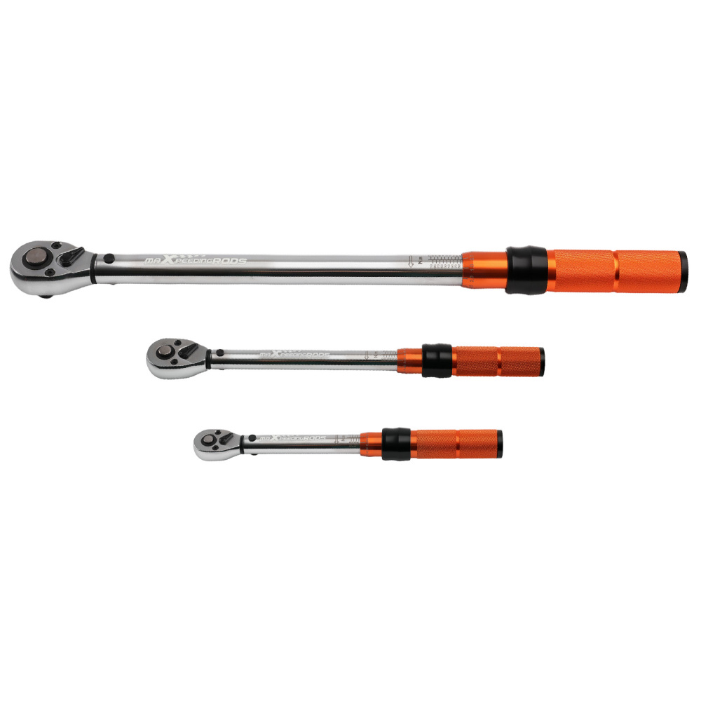 Chiave Dinamometrica Professionale Set 1/4 3/8 1/2 Pollici 5-220Nm Valigetta