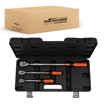 Chiave Dinamometrica Professionale Set 1/4 3/8 1/2 Pollici 5-220Nm Valigetta