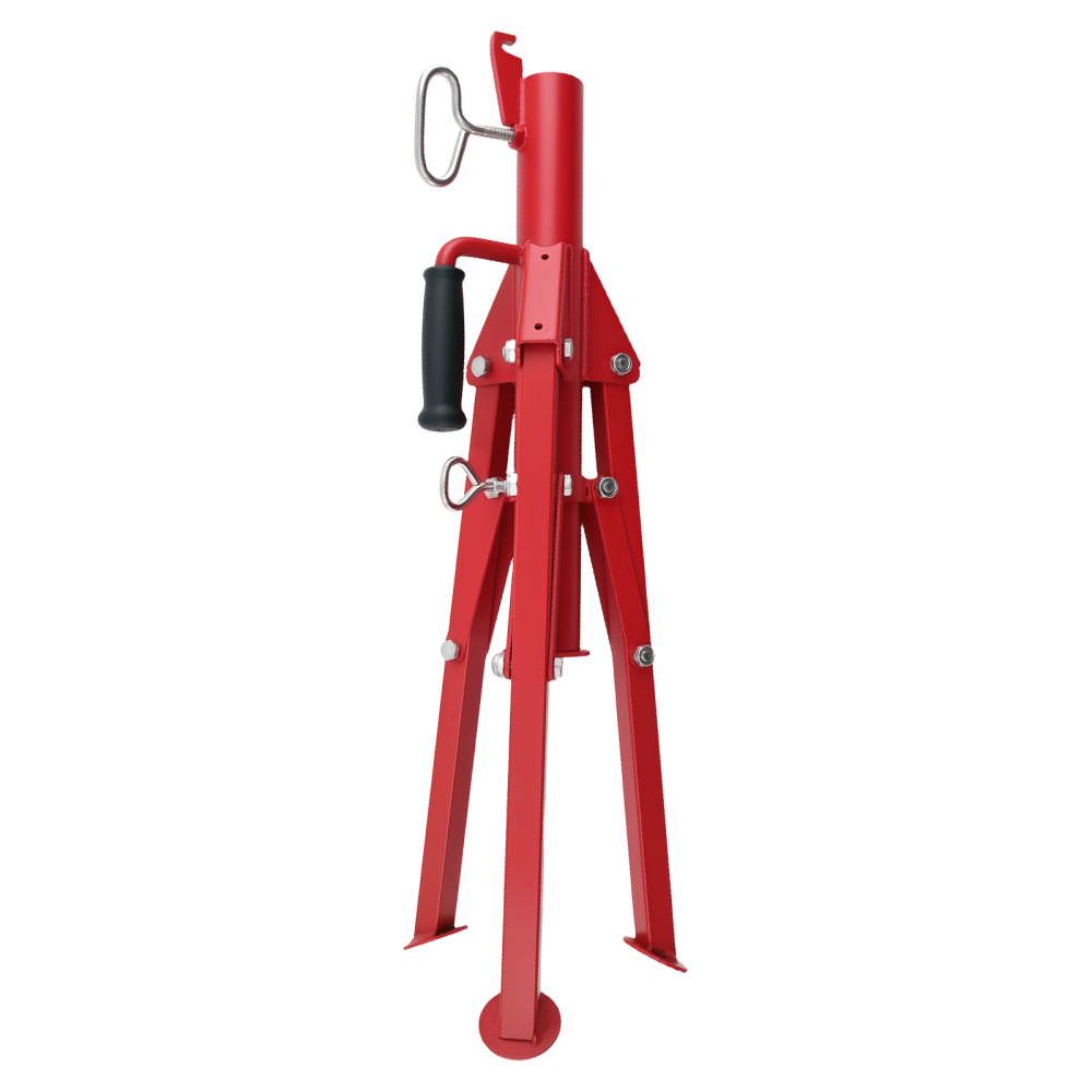 Adjustable Height Roller Jack Stand 2500lbs 27.6-52in Triangular Base Steel