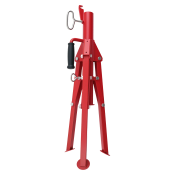 Adjustable Height Roller Jack Stand 2500lbs 27.6-52in Triangular Base Steel