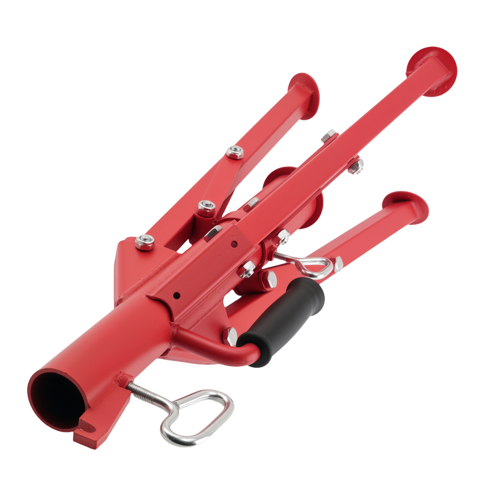 Adjustable Height Roller Jack Stand 2500lbs 27.6-52in Triangular Base Steel