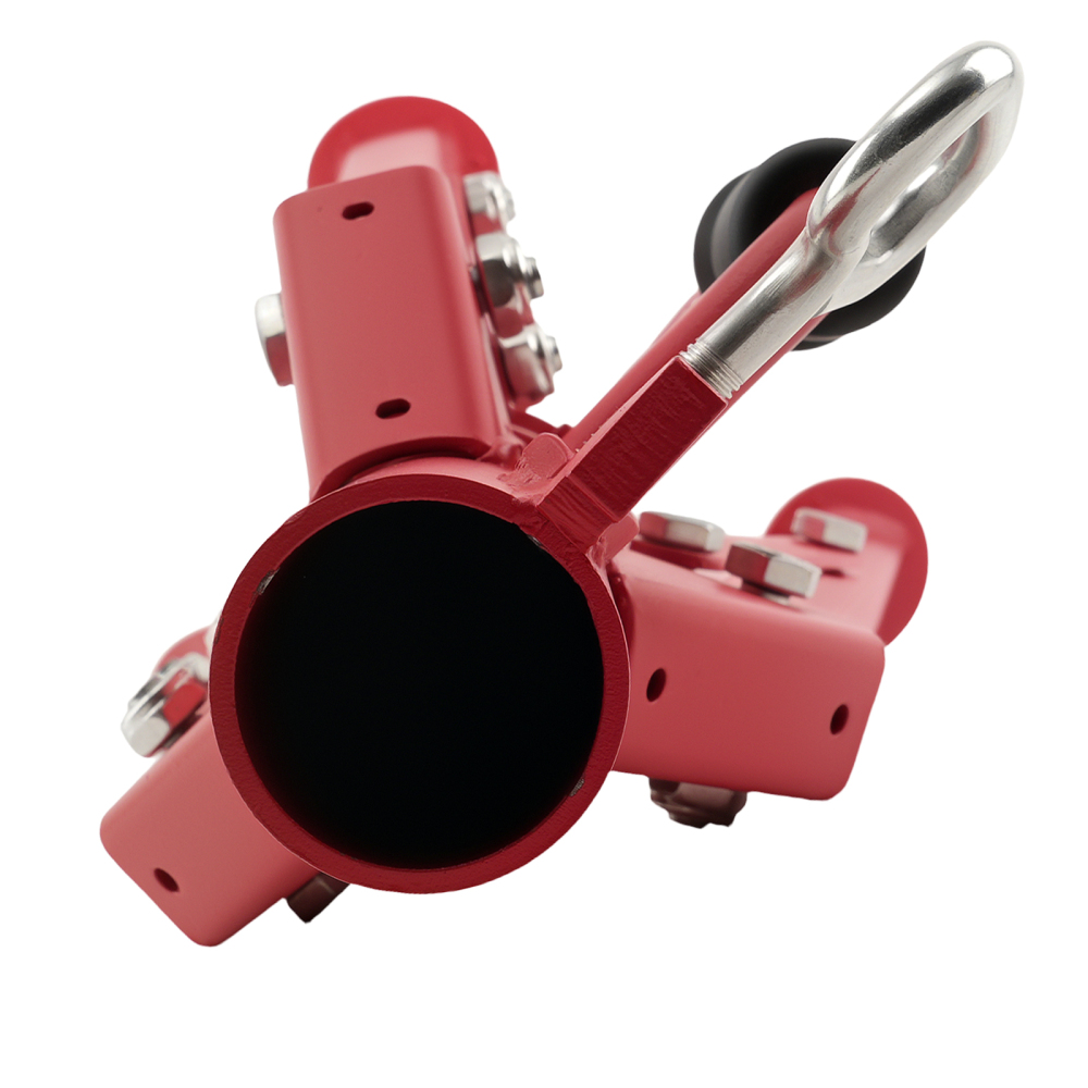 Adjustable Height Roller Jack Stand 2500lbs 27.6-52in Triangular Base Steel