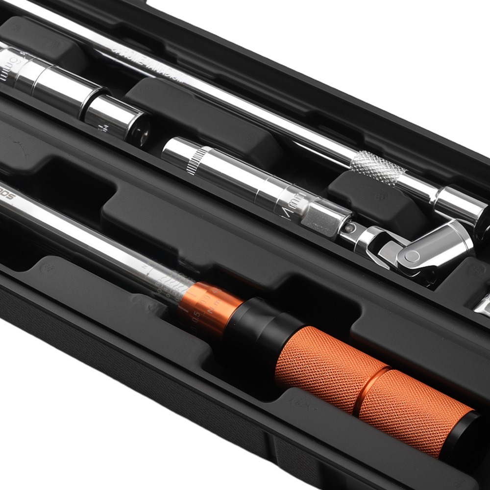 Chiave Dinamometrica 3/8 5-60Nm for Bicicletta Set 11 Accessori Giunto