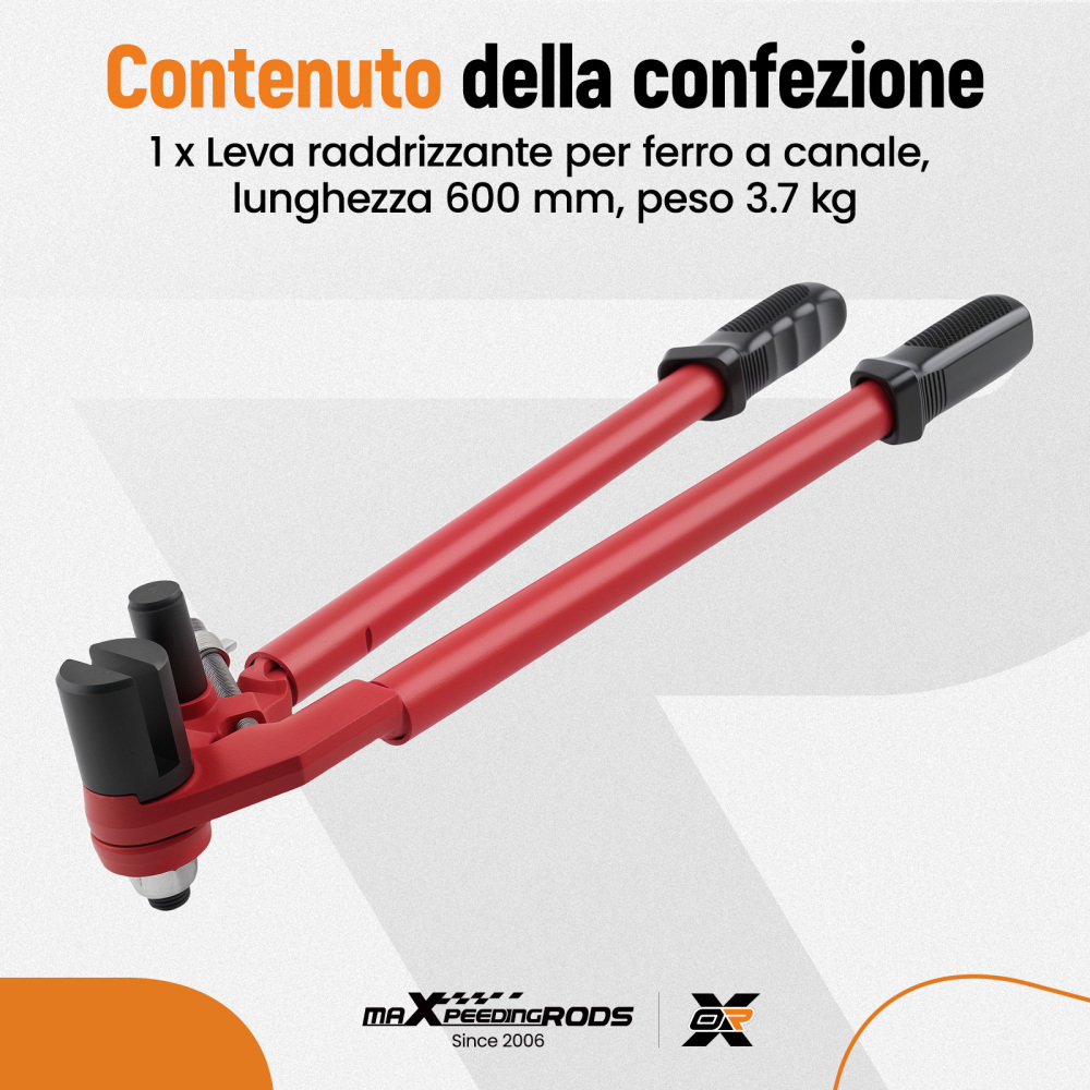 Piegatrice for Ferri da Grondaia 600mm Acciaio Cromo 60 Fessura 10mm