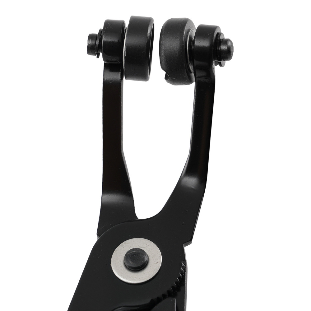 210mm Angled Hose Clamp Tool Steel Construction 65mm Opening with Lock