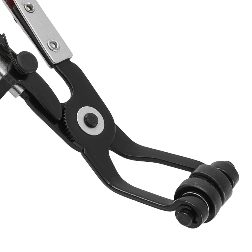 210mm Angled Hose Clamp Tool Steel Construction 65mm Opening with Lock