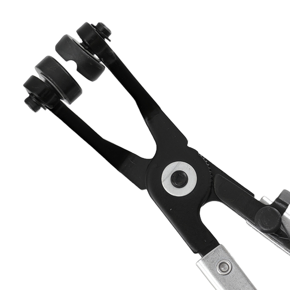 210mm Angled Hose Clamp Tool Steel Construction 65mm Opening with Lock