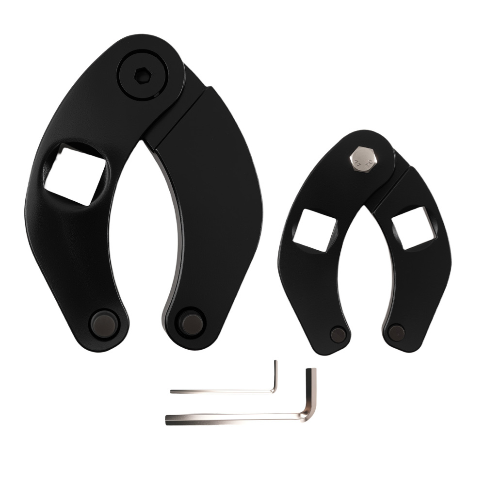 2-Piece Gland Nut Wrench Kit for Agricultural Equipment Hydraulic Maintenance