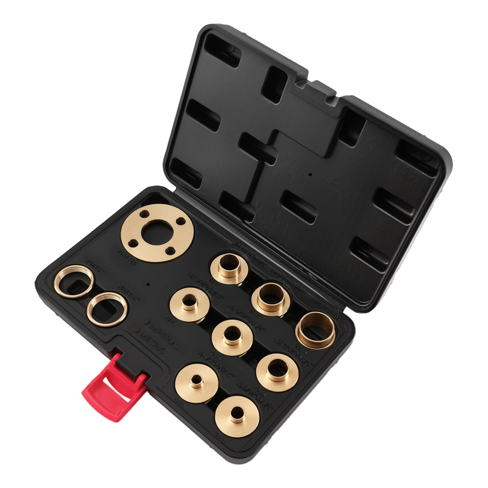 8pc Brass Router Bush Guide Template Set for Woodworking Makita Freud Router