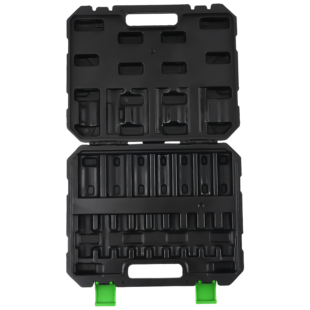 Bussole Impact 1/2 16pz 10-32mm 6 Punti Profonde Acciaio CR-V Set 78mm