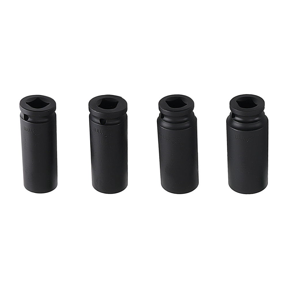 Bussole Impact 1/2 16pz 10-32mm 6 Punti Profonde Acciaio CR-V Set 78mm