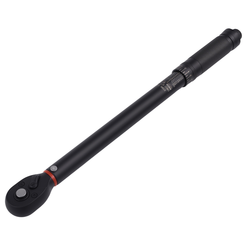 3/8 Drive Adjustable Torque Wrench for Mechanics 7-112Nm Click Chrome Steel