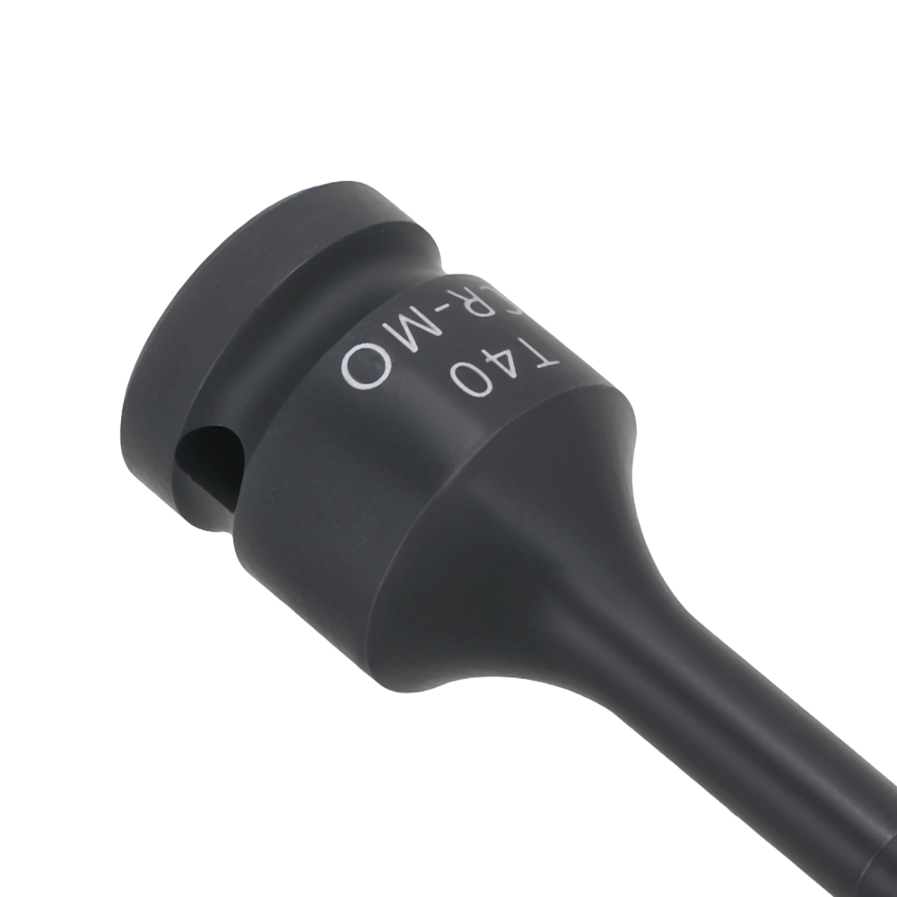 Impact Star Bit Socket 1/2 Drive T40 78mm CR-MO Black Phosphate