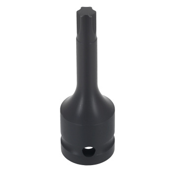 1/2 Drive Impact Star Bit Socket T50 78mm Chrome Molybdenum Black Phosphate
