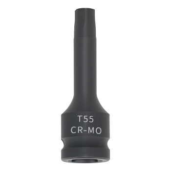 1/2 Drive Impact Socket T55 78mm Star Bit 6 Point Cr-mo Tool Black Phosphate