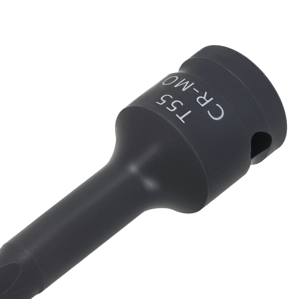 1/2 Drive Impact Socket T55 78mm Star Bit 6 Point Cr-mo Tool Black Phosphate