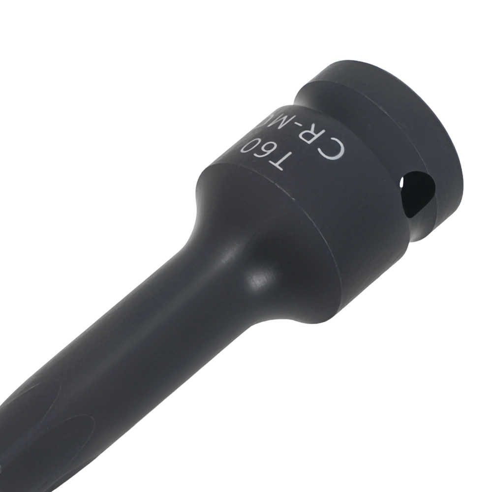 1/2 Drive Socket T60 Star 78mm Bit CR-MO Black Phosphate Impact