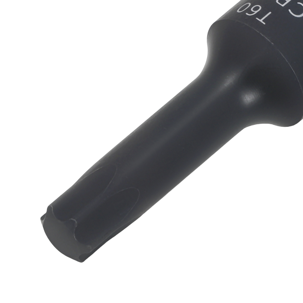 1/2 Drive Socket T60 Star 78mm Bit CR-MO Black Phosphate Impact