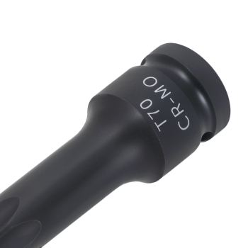 1/2 Drive Socket T70 Star 78mm Chrome Vanadium Black Workshop Tool