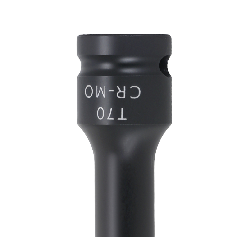 1/2 Drive Socket T70 Star 78mm Chrome Vanadium Black Workshop Tool