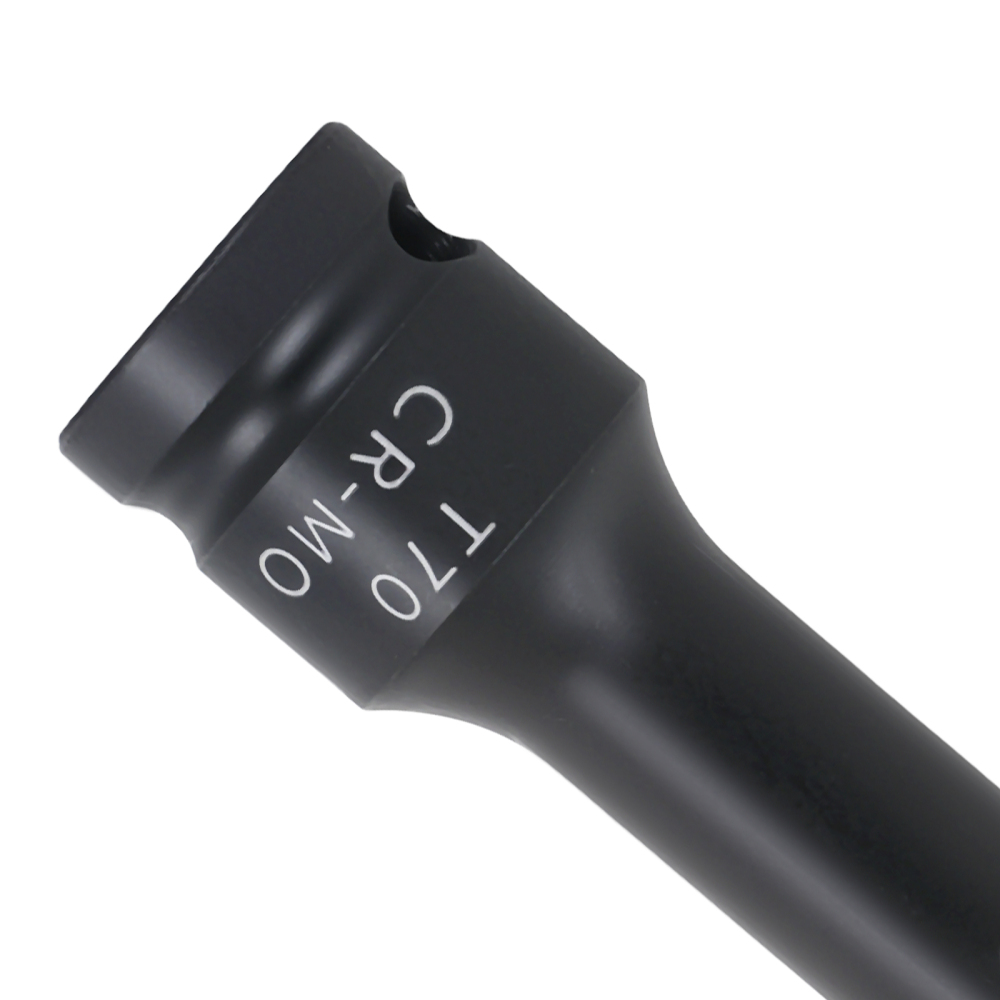 1/2 Drive Socket T70 Star 78mm Chrome Vanadium Black Workshop Tool