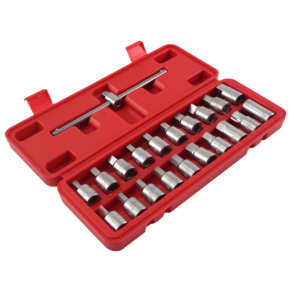 21 Chiavi Esagonali Bussola Scarico Olio compatibile per Fiat Lancia Renault Toyota Ford