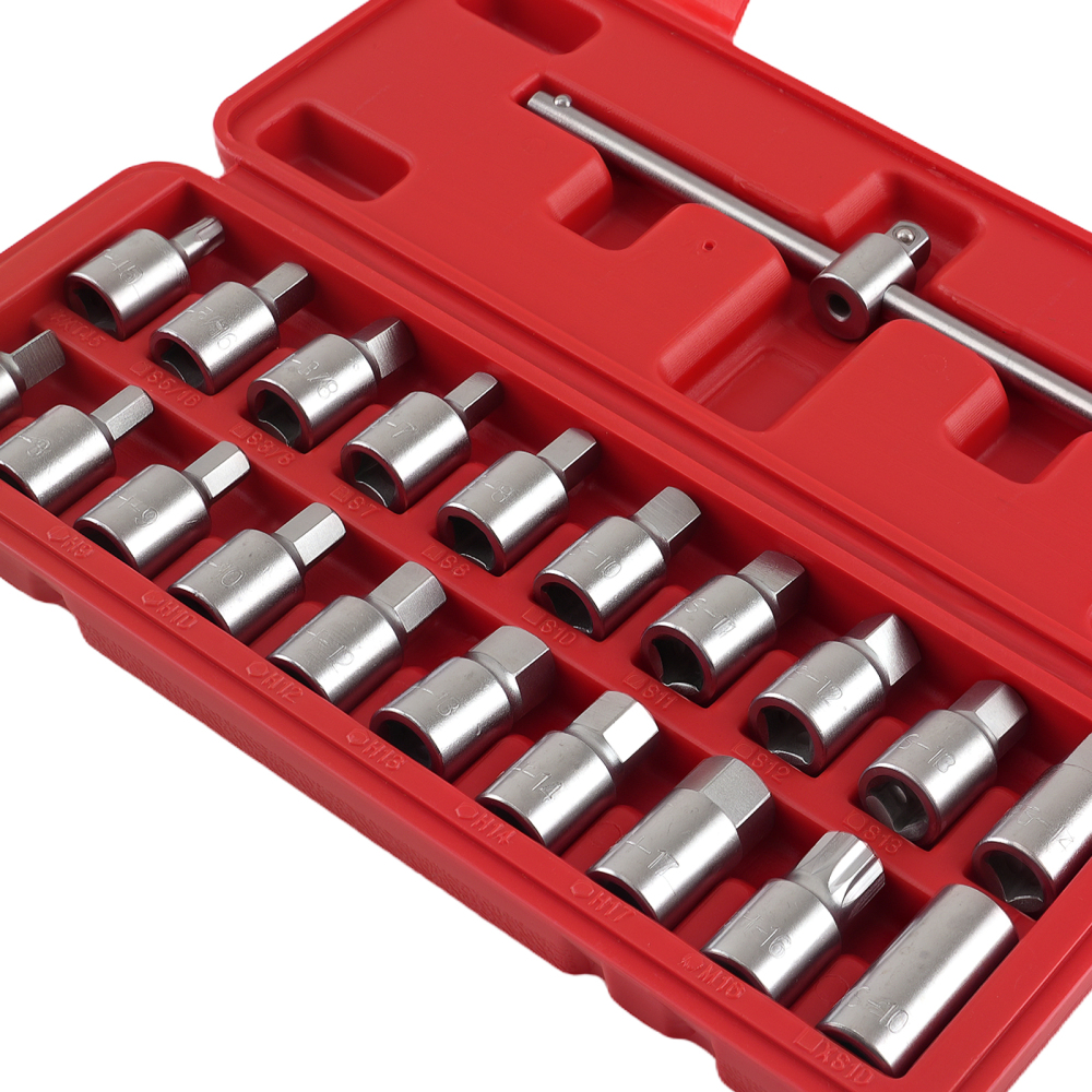 21 Chiavi Esagonali Bussola Scarico Olio compatibile per Fiat Lancia Renault Toyota Ford
