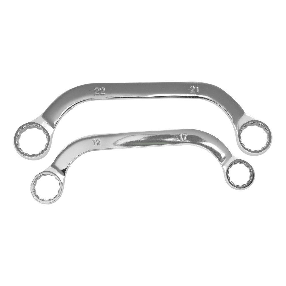 5PC Metric C-shaped Obstruction Wrench Set C Spanner 8-22mm Chrome Vanadium