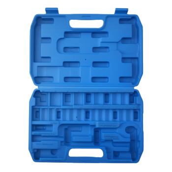 32Pcs 1/2 Drive Socket Set Chrome Steel 6/12-Point Ratchet Wrench Kit 8-32mm