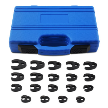 19 Chiavi a Piede di Corvo Professionali Acciaio #45 for Meccanico Auto