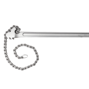 24 Inch Chain Wrench for Pipe Fitting CRV Steel 6.7 Clamp Capacity 560mm