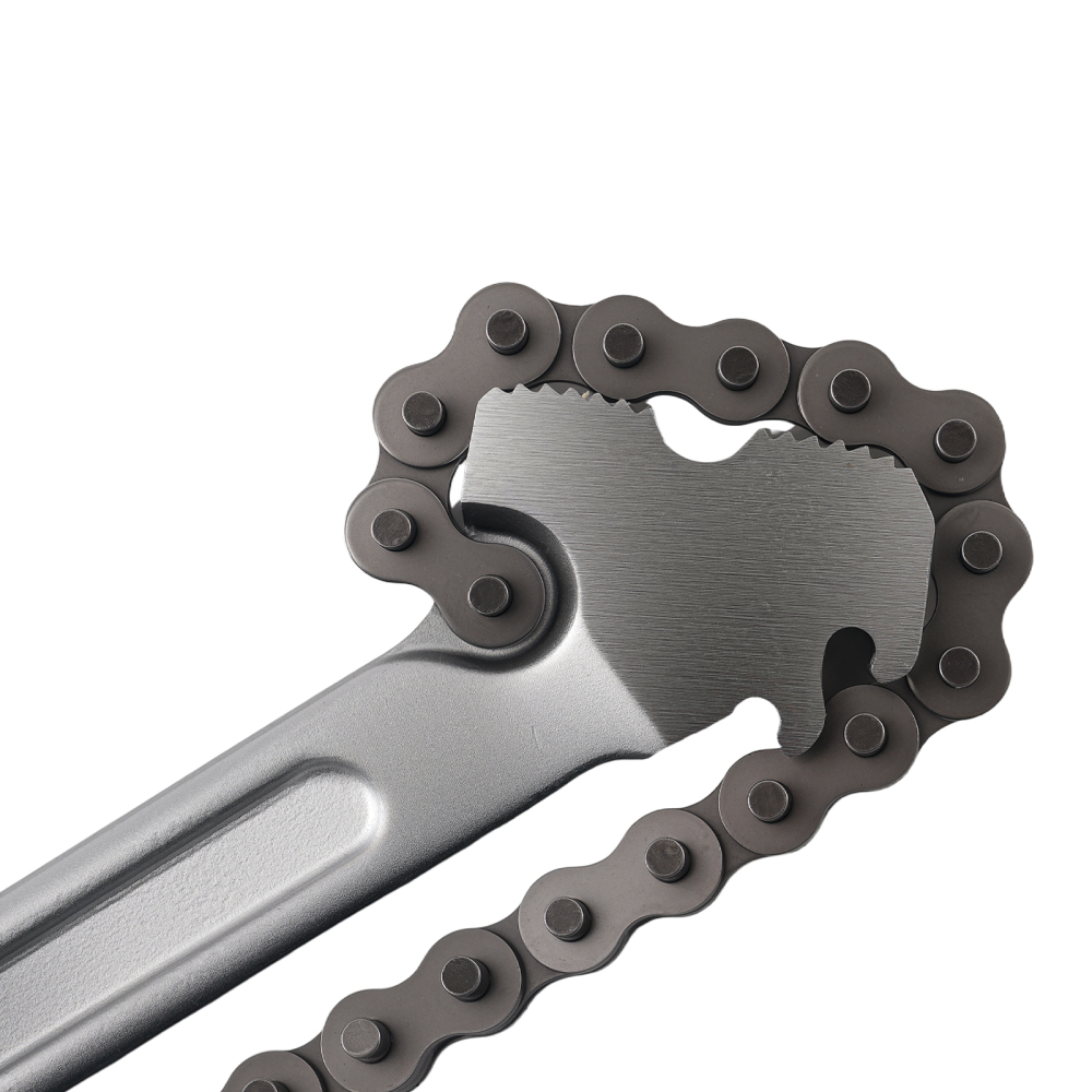 24 Inch Chain Wrench for Pipe Fitting CRV Steel 6.7 Clamp Capacity 560mm