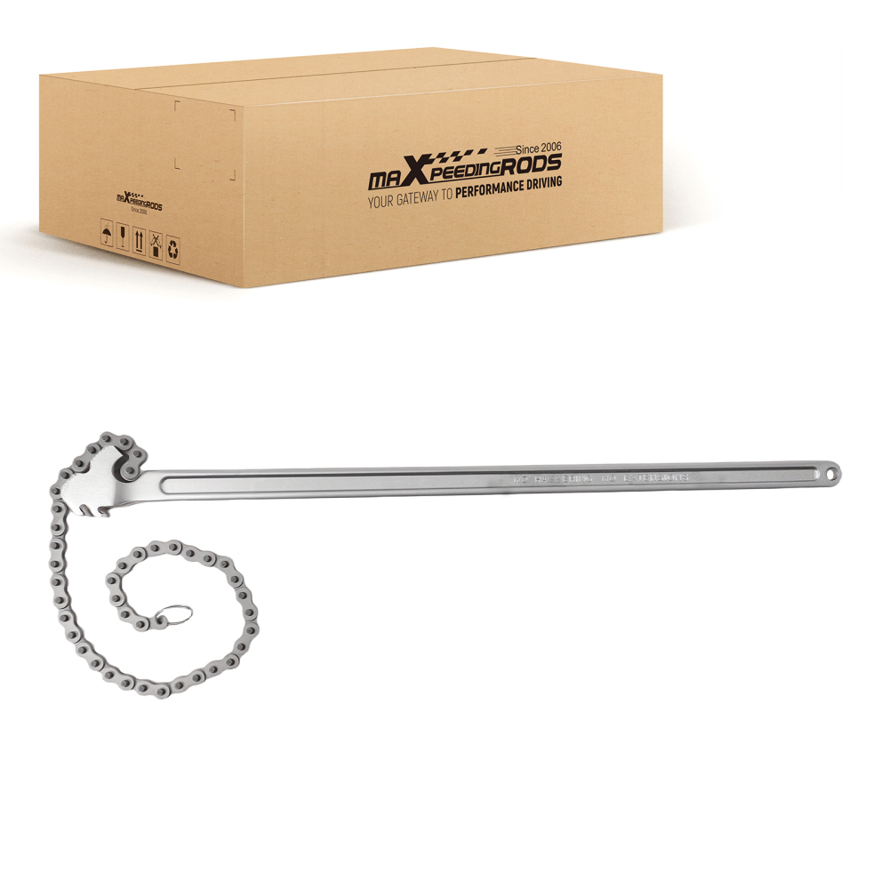 24 Inch Chain Wrench for Pipe Fitting CRV Steel 6.7 Clamp Capacity 560mm