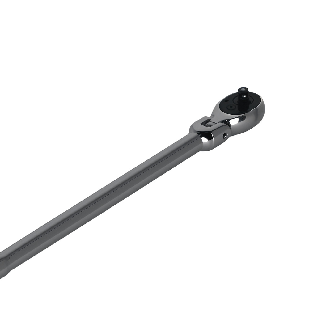 1/4in Drive Flex Head Ratchet 72-Tooth Quick Release 12in Long Handle