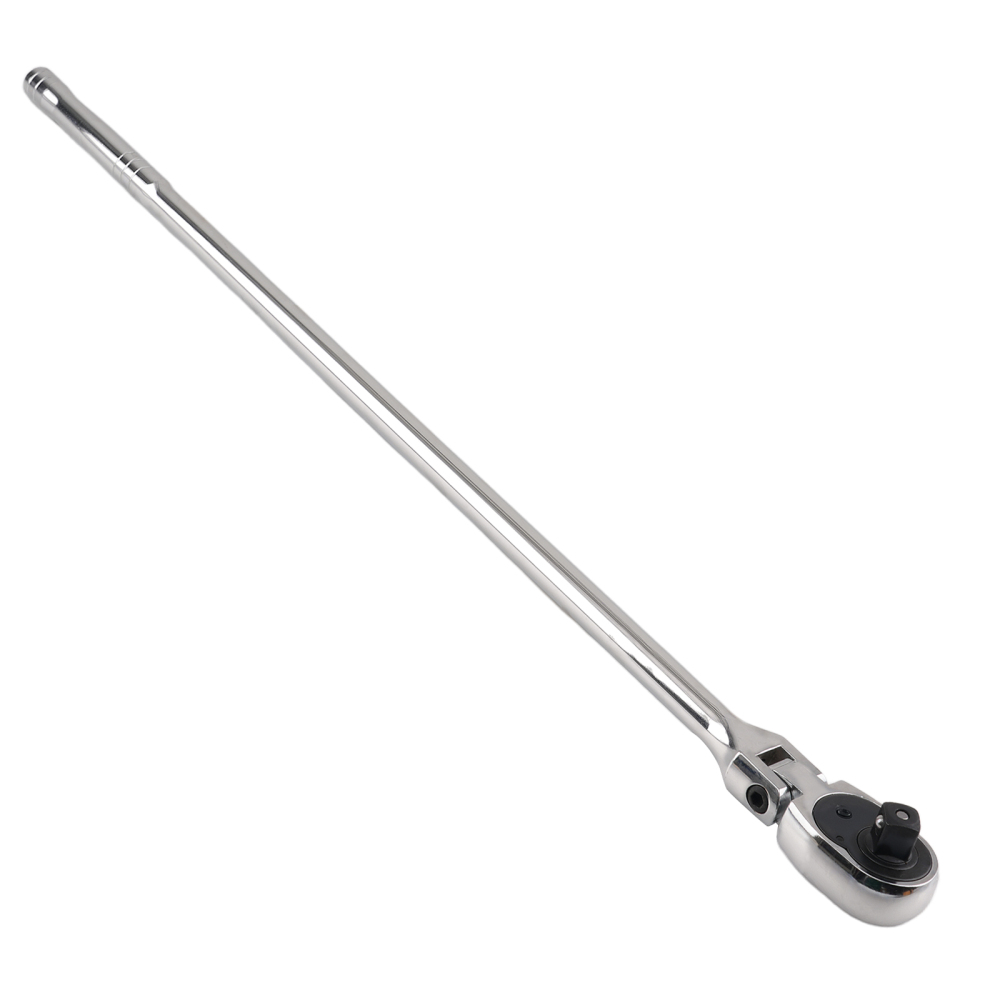 1/2 Inch Drive Extra Long Flex Ratchet Handle 24in 72T Heavy Duty Cr-Mo