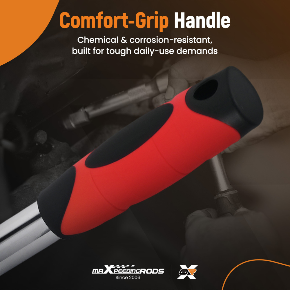 1/2 Drive 72-Tooth Extendable Ratchet Flex Head 330mm-440mm Tool