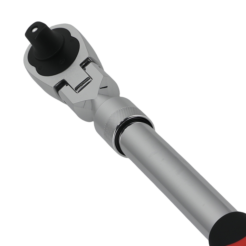 1/2 Inch 72T Extendable Ratchet Spanner 330-440mm Flex Head Comfort Handle TPR