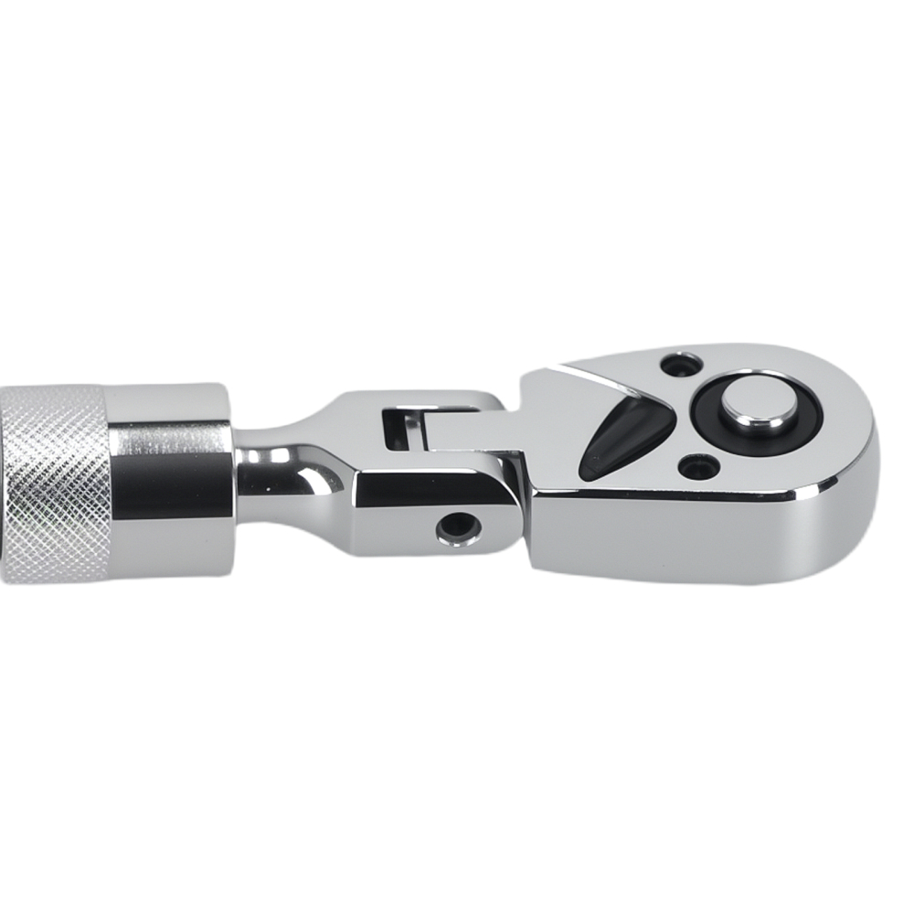 1/4 Drive Flex Head Ratchet 72 Tooth Quick Release Retractable Wrench 40Cr