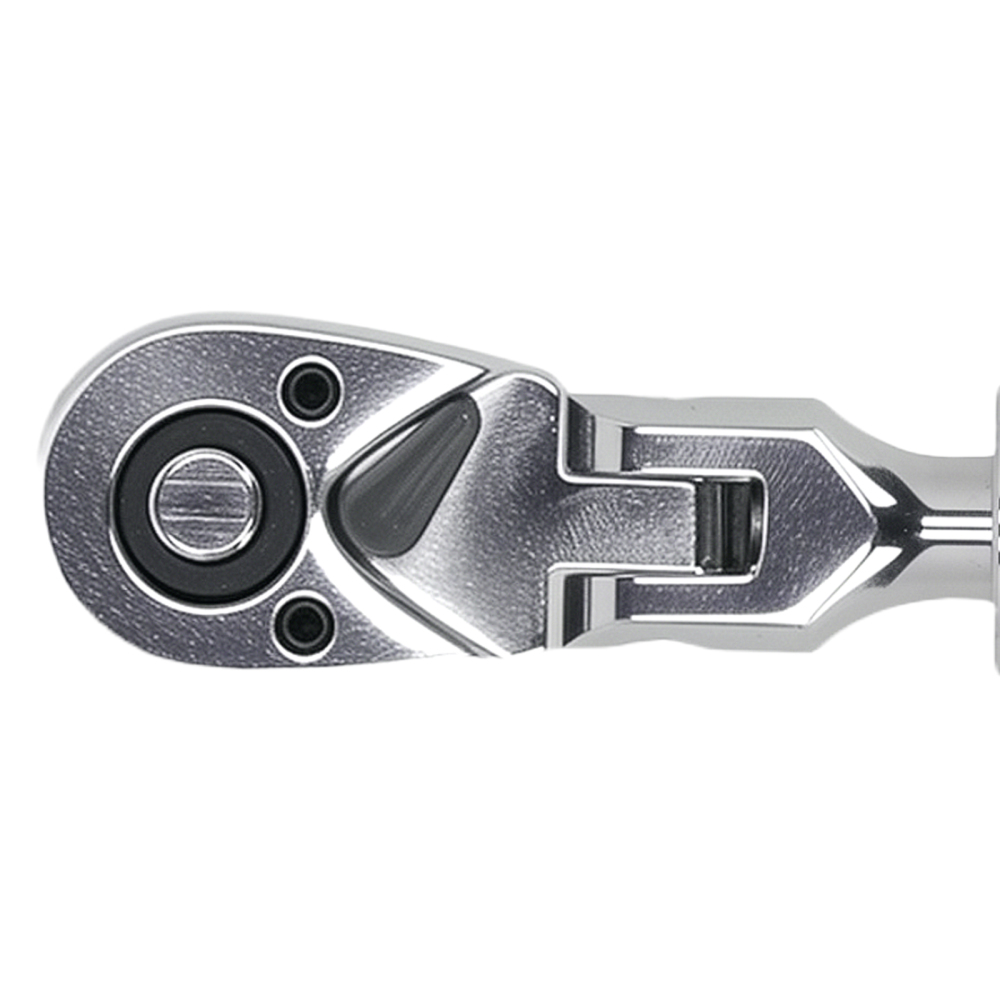 1/4 Drive Flex Head Ratchet 72 Tooth Quick Release Retractable Wrench 40Cr