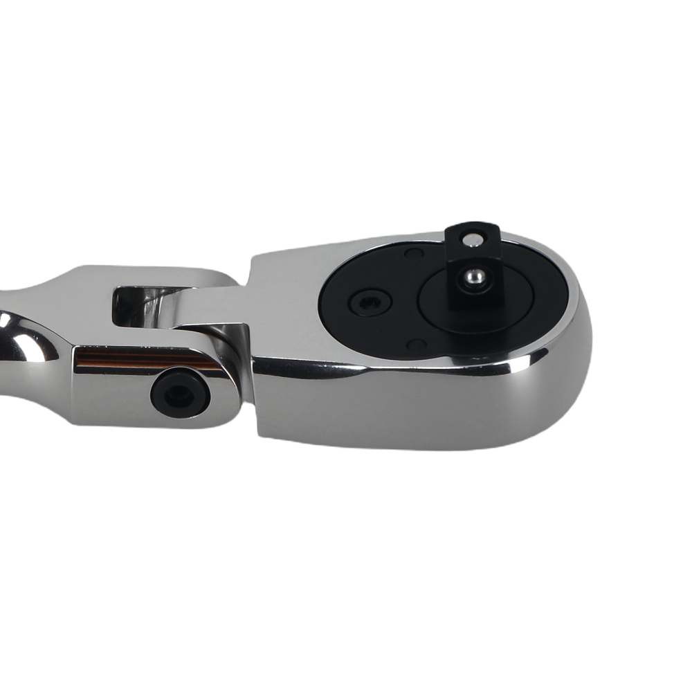 1/4 Drive 72-Tooth Ratchet Wrench CR-V 180° Flexi-Head Stubby