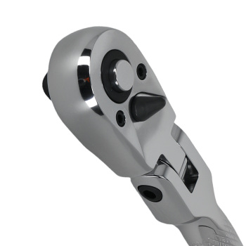 1/4 Drive 72-Tooth Ratchet Wrench CR-V 180° Flexi-Head Stubby