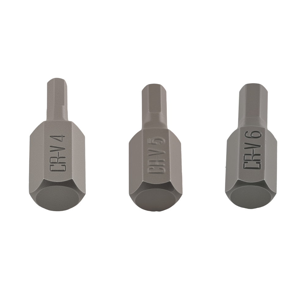 15 Chiavi Brugola CRV 30-75mm Metriche H4-H12 Adattatore 10mm 1/2 Quadro