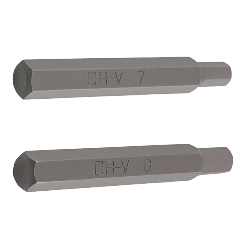 15 Chiavi Brugola CRV 30-75mm Metriche H4-H12 Adattatore 10mm 1/2 Quadro