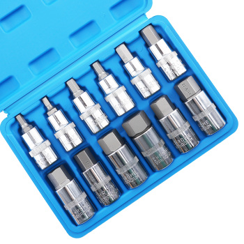 12 Chiavi a Bussola Esagonali 1/2 H5-H22 for Utensili Professionali