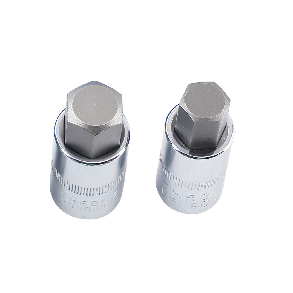 12 Douilles Hex 1/2 Acier Carbone H5-H8-H10-H16-H22 for Clé à Cliquet